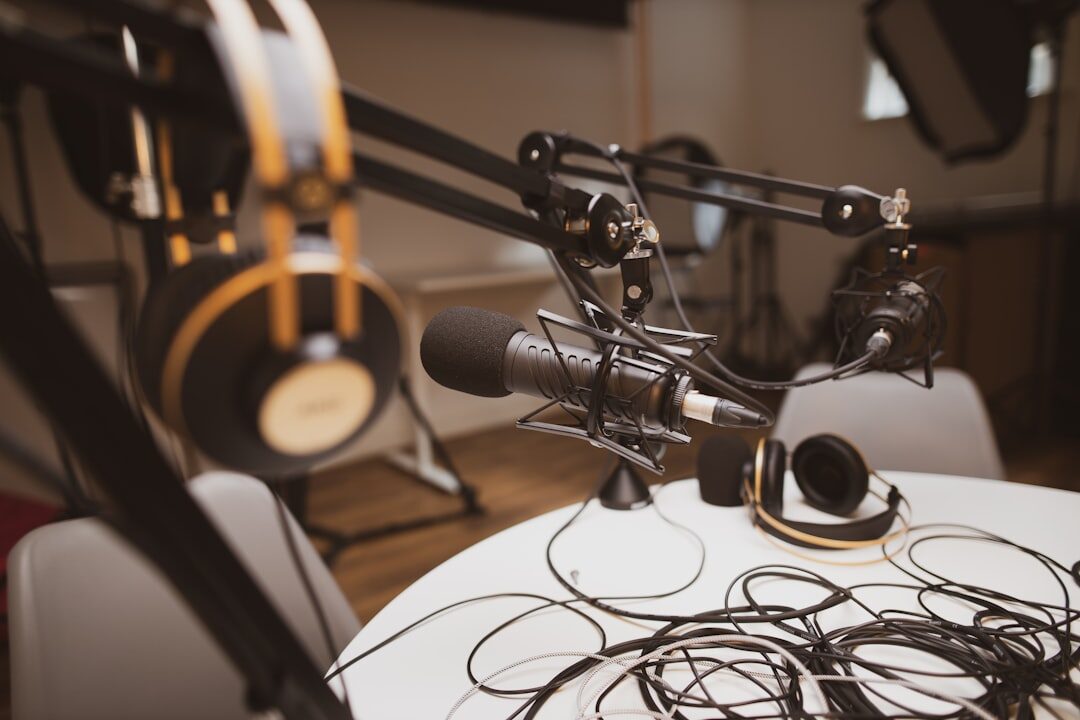 podcast studio setup