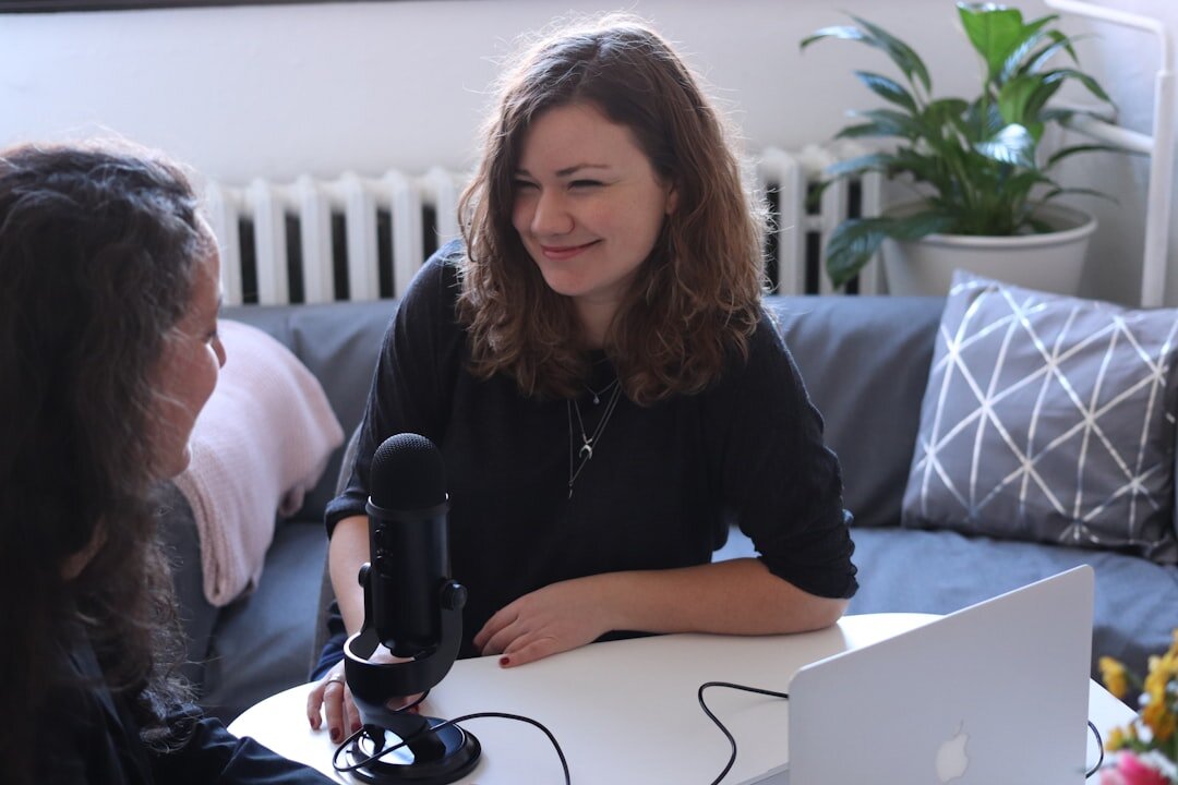 podcast host answering questions live
