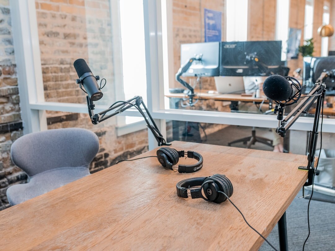 podcast studio setup
